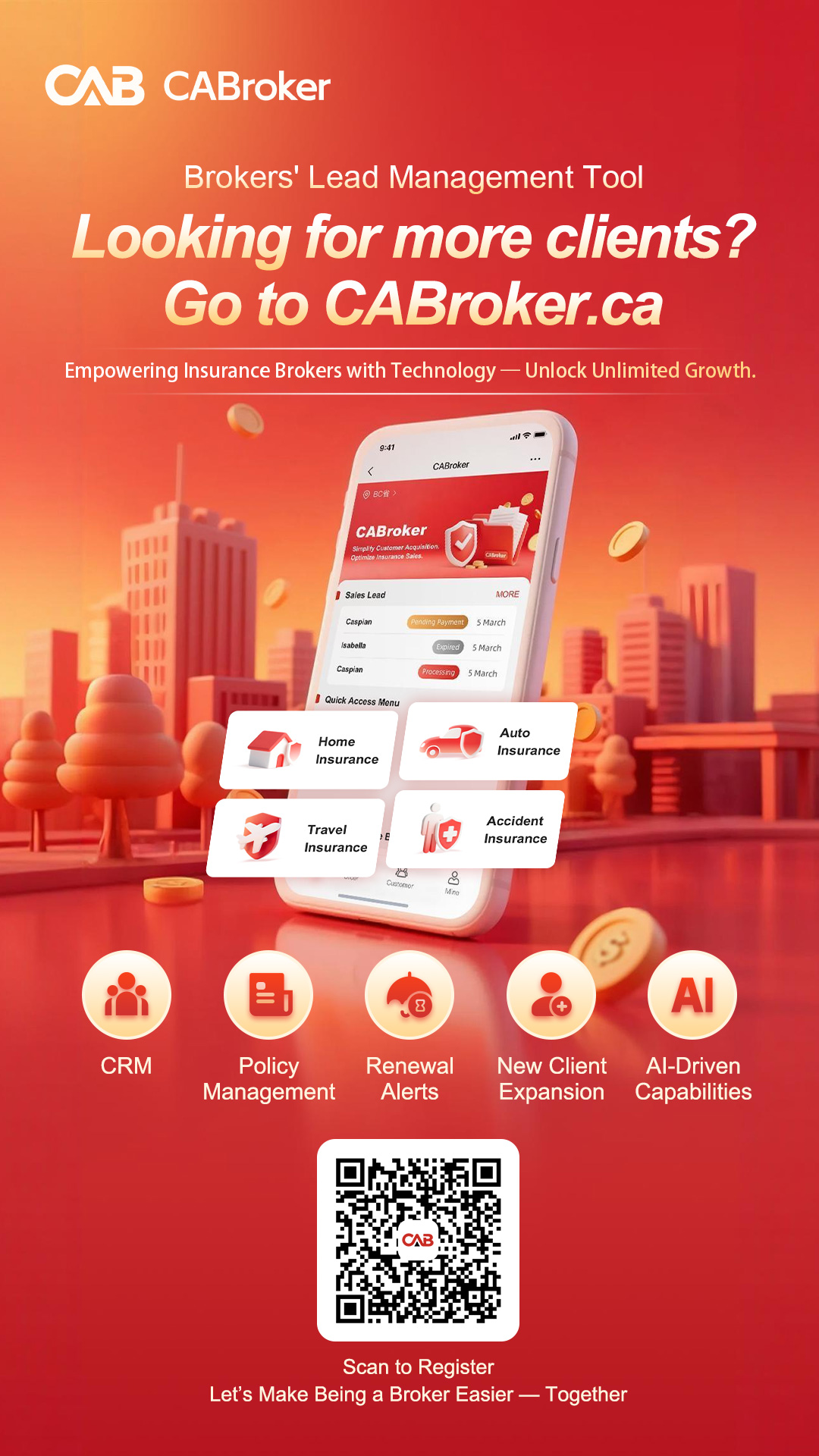CABroker APP/H5 Interface